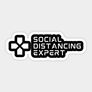 Social Distancing Expert Sticker